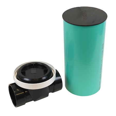 Jones Stephens 4in. ABS Backwater Valve with Extension Kit and Cast Iron Lid B05400K